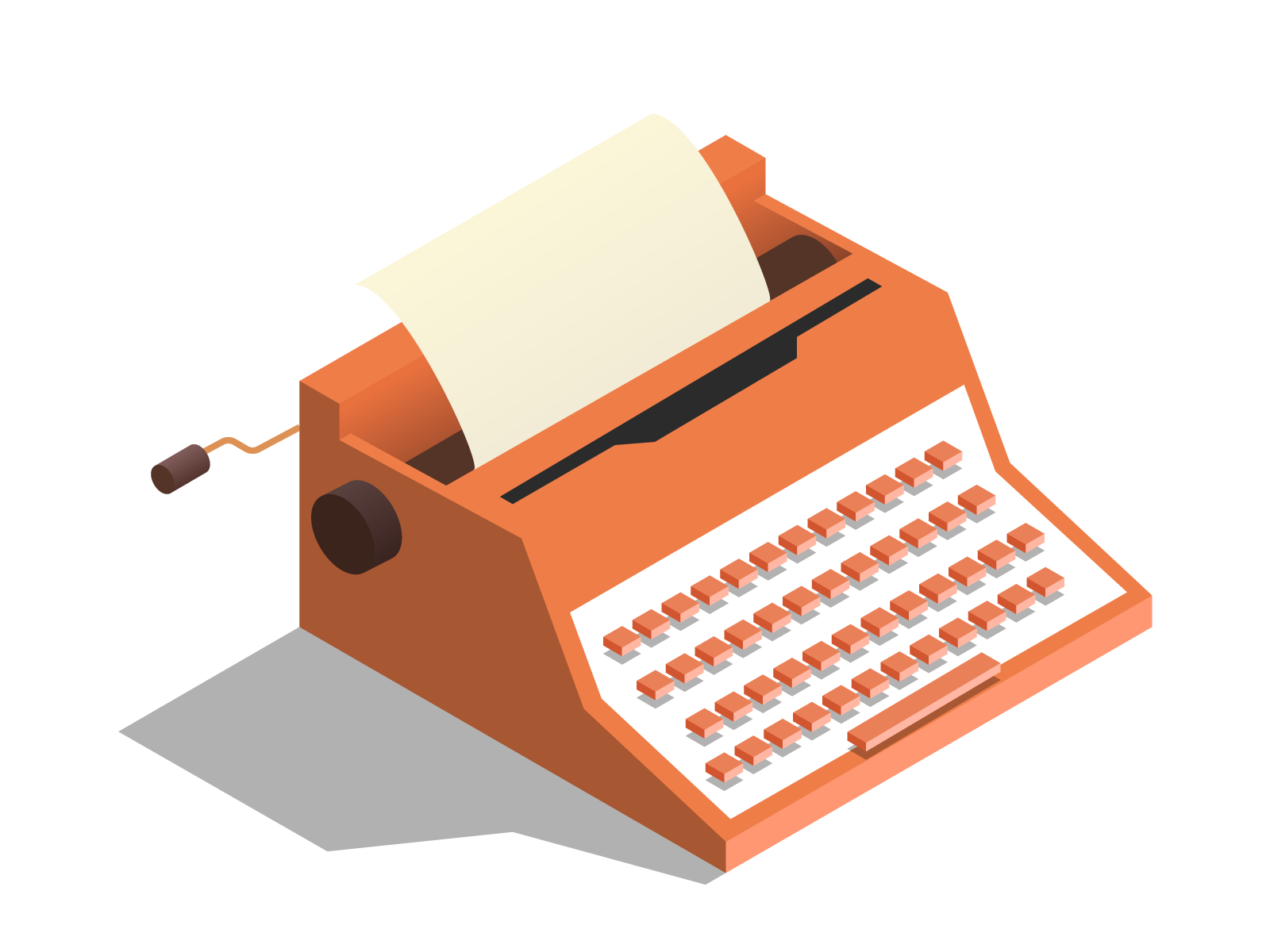 image d'illustration représentant une machine à écrire